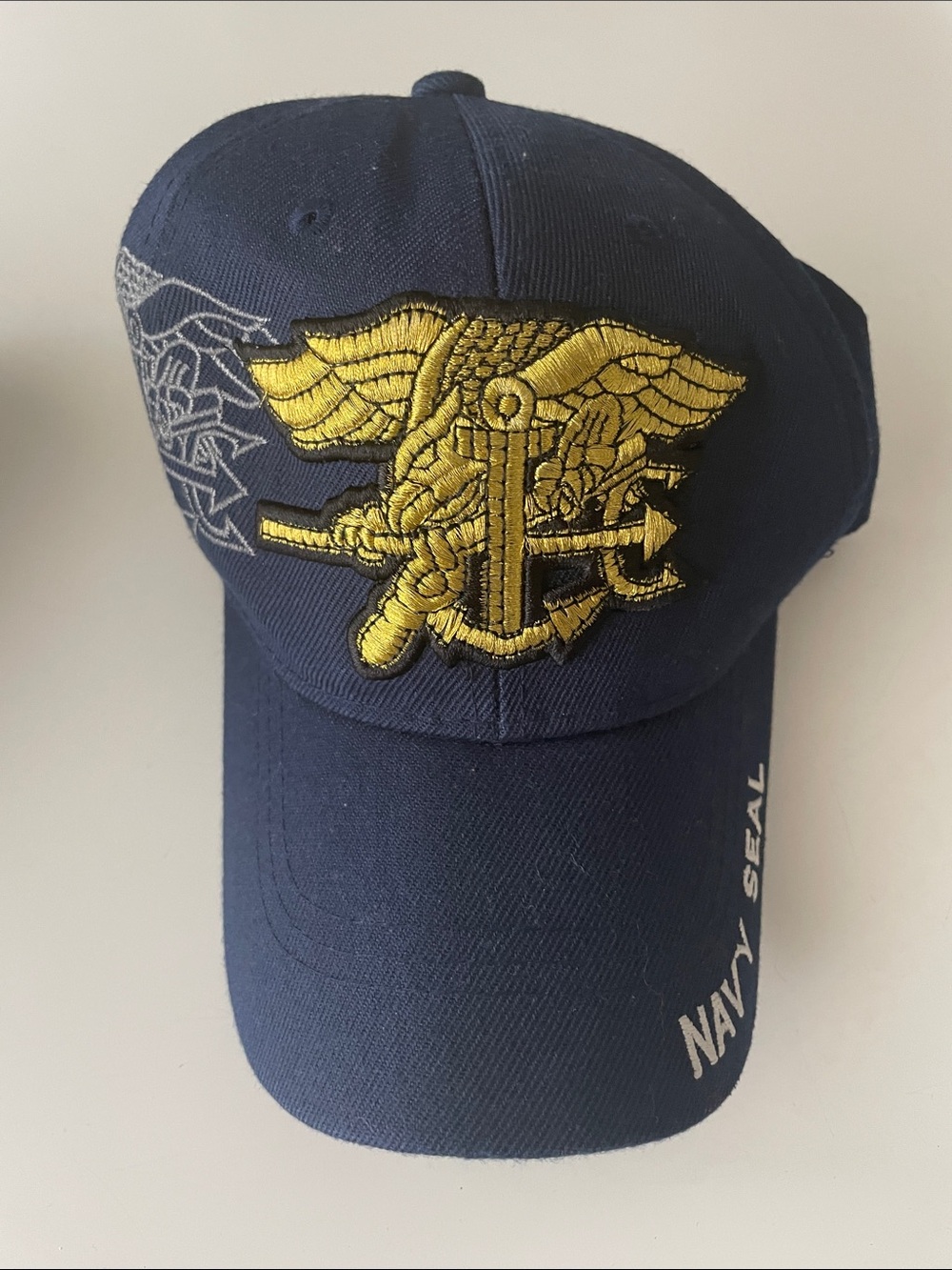 Navy SEAL Embroidered Navy Blue Cap